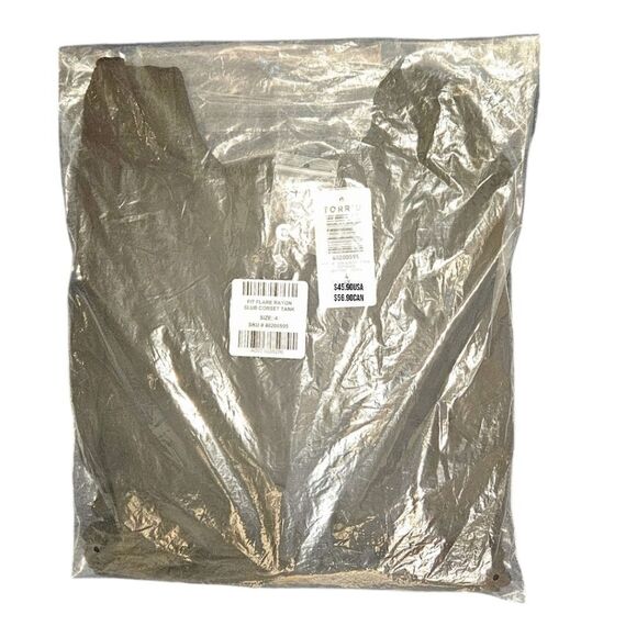 TORRID BLACK FIT & FLARE Rayon Slub Corset Tank Top Size 4X - Picture 6 of 10